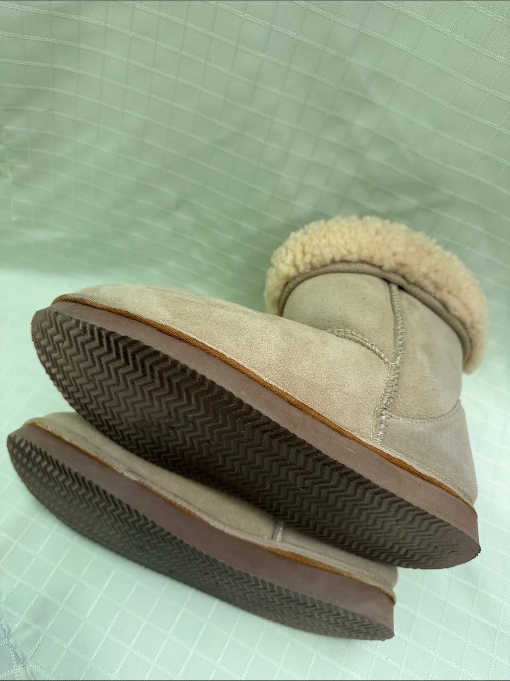 Vintage cozy shearling